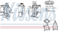 NISSENS 98463 - Válvula EGR - ** FIRST FIT **