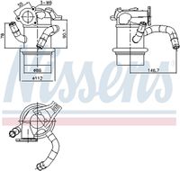 NISSENS 989421 - Longitud [mm]: 212<br>Ancho [mm]: 210<br>Profundidad [mm]: 212<br>para OE N°: 04L 131 512 AA<br>Fabricante: MAHLE<br>Artículo complementario / información complementaria 2: con válvula EGR<br>h embalaje [cm]: 20,60<br>Peso neto [g]: 2560<br>long. de embalaje [cm]: 26,5<br>Ancho de embalaje [cm]: 26,50<br>