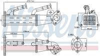 NISSENS 989404 - Elemento enfriador, reciclaje gases escape