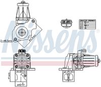 NISSENS 98405 - Válvula EGR