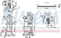 NISSENS 989374 - Elemento enfriador, reciclaje gases escape