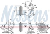 NISSENS 989424 - Elemento enfriador, reciclaje gases escape - ** FIRST FIT **