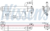 NISSENS 989406 - Elemento enfriador, reciclaje gases escape