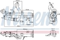 NISSENS 989448 - Elemento enfriador, reciclaje gases escape - ** FIRST FIT **