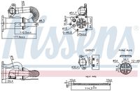 NISSENS 989453 - Elemento enfriador, reciclaje gases escape - ** FIRST FIT **