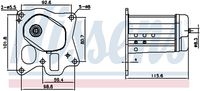 NISSENS 989455 - Elemento enfriador, reciclaje gases escape