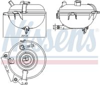 NISSENS 996130 - Depósito compensación, refrigerante - ** FIRST FIT **