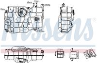 NISSENS 996162 - Depósito compensación, refrigerante