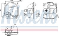 NISSENS 996362 - Depósito compensación, refrigerante