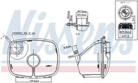 NISSENS 996370 - Depósito compensación, refrigerante - ** FIRST FIT **