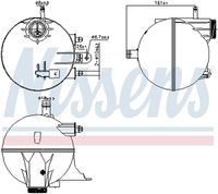 NISSENS 996295 - Depósito compensación, refrigerante