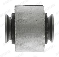 MOOG MESB15127 - Lado de montaje: ambos lados<br>Lado de montaje: posterior<br>Lado de montaje: debajo<br>Lado de montaje: Eje delantero<br>Diámetro [mm]: 14,2<br>Longitud [mm]: 70,3<br>Altura [mm]: 80<br>Tipo de dirección: Brazo oscilante longitudinal<br>Tipo de cojinetes: Rodamiento de caucho-metal<br>Tipo de envase: Bolsa<br>