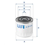 UFI 2331300 - Filtro de aceite