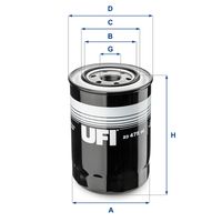 UFI 2347500 - Filtro de aceite