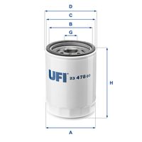 UFI 23.478.00 - Filtro de aceite