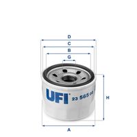 UFI 2356500 - Filtro de aceite