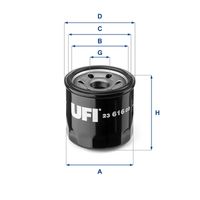 UFI 2361600 - Filtro de aceite