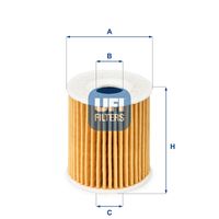 UFI 25.035.00 - Filtro de aceite