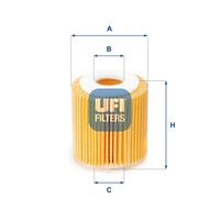 UFI 2505600 - Filtro de aceite