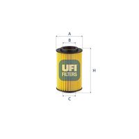 UFI 2505400 - Filtro de aceite