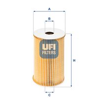 UFI 2502900 - Filtro de aceite