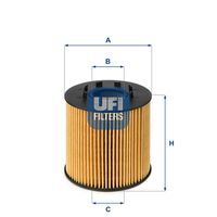 UFI 2503300 - Filtro de aceite