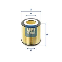 UFI 2505800 - Filtro de aceite