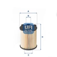 UFI 2511000 - Filtro de aceite