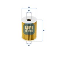 UFI 2509100 - Filtro de aceite