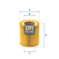 UFI 2517100 - Filtro de aceite