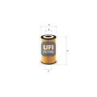 UFI 25.249.00 - Filtro de aceite