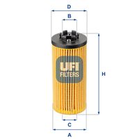 UFI 25.211.00 - Filtro de aceite