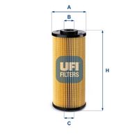 UFI 25.218.00 - Filtro hidráulico, dirección