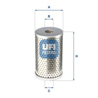 UFI 2540201 - Filtro hidráulico, dirección