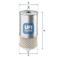 UFI 2552800 - Filtro de aceite