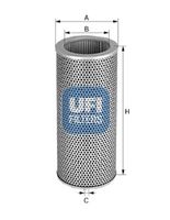 UFI 2556900 - Filtro hidráulico, dirección