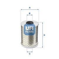 UFI 2554800 - Filtro de aceite