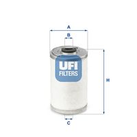 UFI 21.061.00 - Filtro combustible