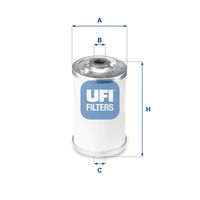 UFI 21.050.00 - Filtro combustible