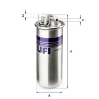 UFI 2400100 - Filtro combustible