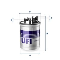 UFI 2400300 - Filtro combustible