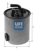 UFI 2400500 - Filtro combustible