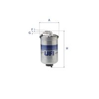 UFI 2402200 - Filtro combustible