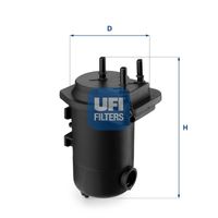 UFI 2405100 - Filtro combustible