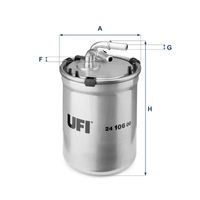 UFI 2410600 - Filtro combustible