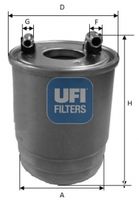 UFI 2411200 - Filtro combustible