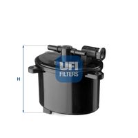 UFI 2415600 - Filtro combustible