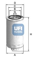 UFI 2431200 - Filtro combustible