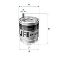 UFI 2416000 - Filtro combustible