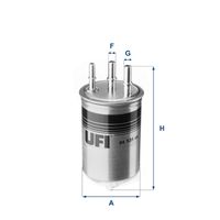 UFI 2413100 - Filtro combustible